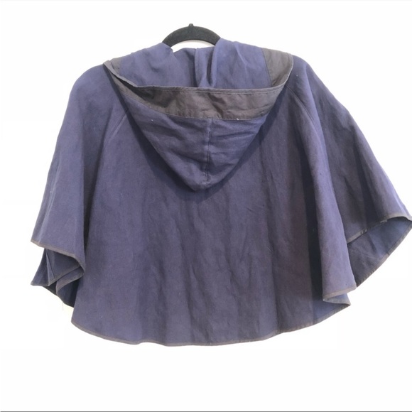 NWT Marni cape top jacket poncho Italy luxe designer cotton linen - Picture 3 of 15